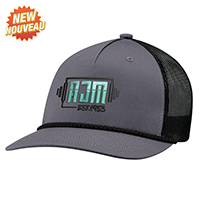 Polycotton / Polyester Mesh~5 Panel Constructed Pro-Round-Five (Mesh Back) 